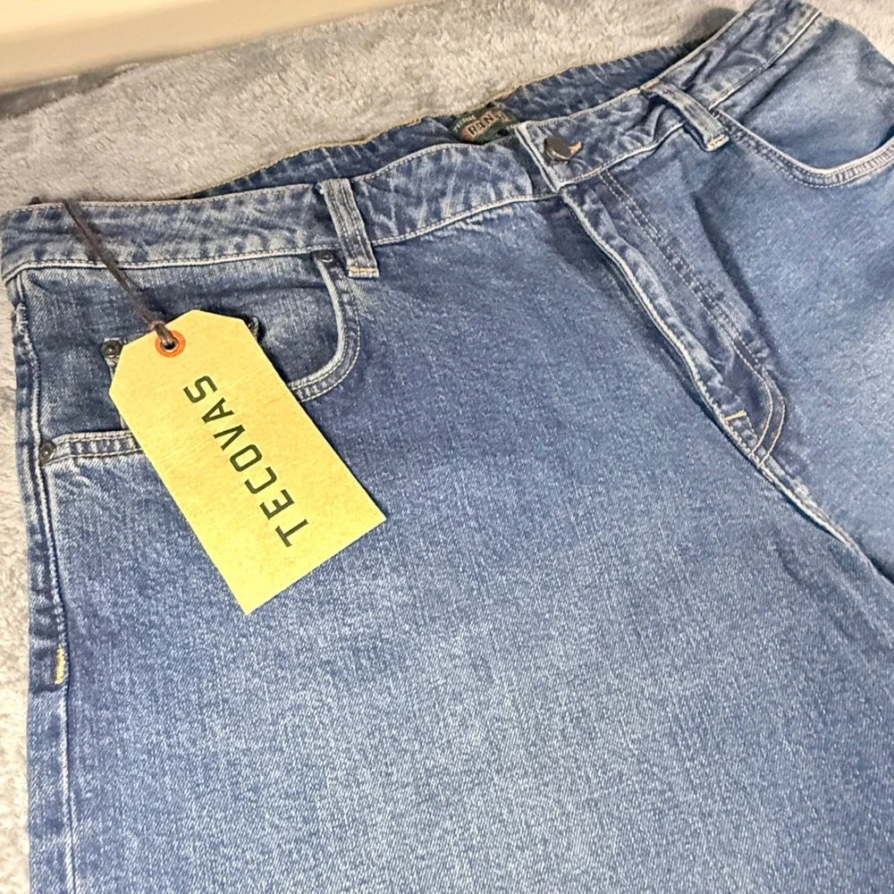 $95 Tecovas Ranch Wear Mens Straight Western‎ Jeans Medium Wash Blue 40x30 NWT